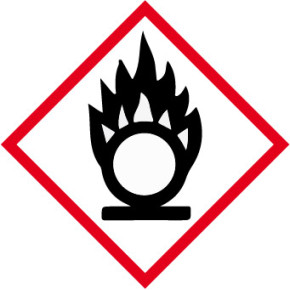 Panneau danger matières comburantes