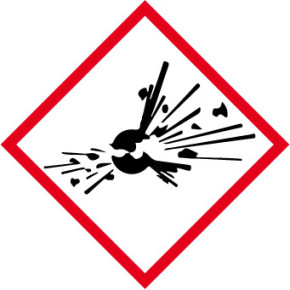 Panneau danger explosif